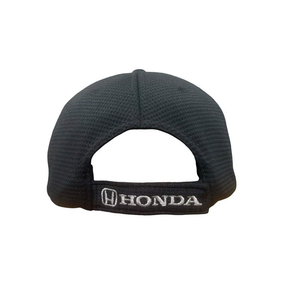 HONDA K-Products Strapback Black Mesh Hat Embroidered Logo